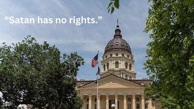 Black mass protest kansas statehouse