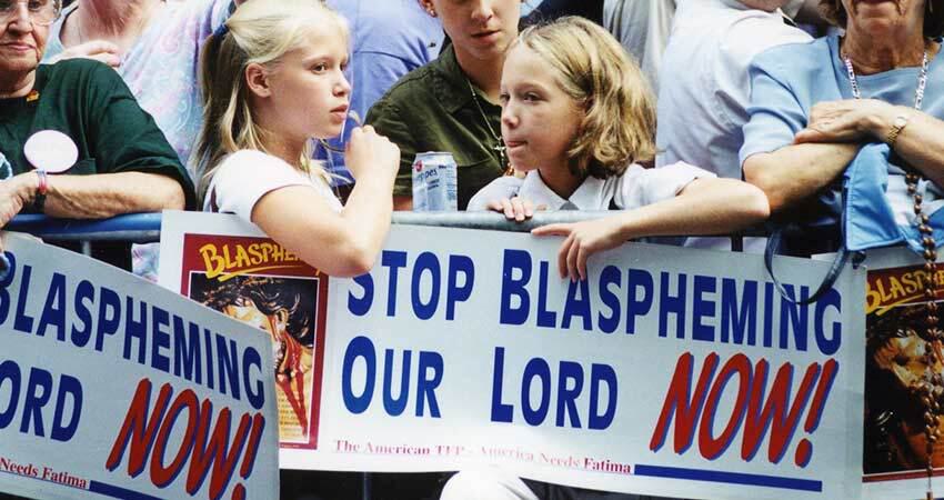 Boston University Play Attacks God: Join the Protest