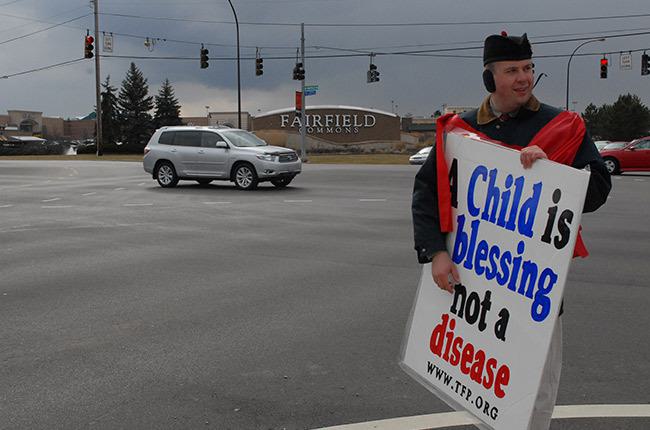 Campaign against the Obamacare Held in the Snow