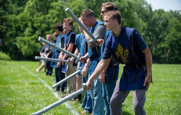 Games at Call to Chivalry camp