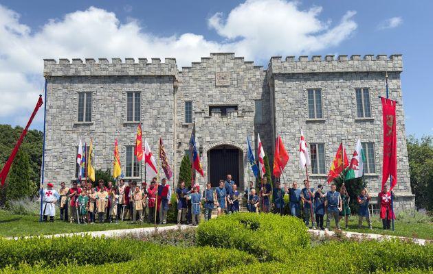 The medieval games at the Call to Chivalry camp
