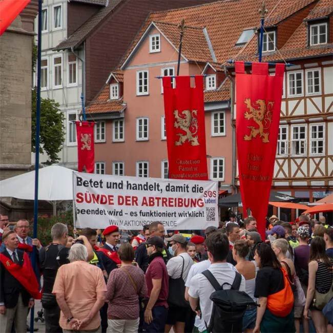 Brutal Attack on Pro-Life Rally Injures 12 Police Officers
