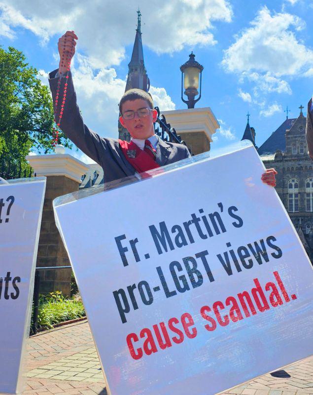Fr. Martin's pro-LGBT views cause scandal.