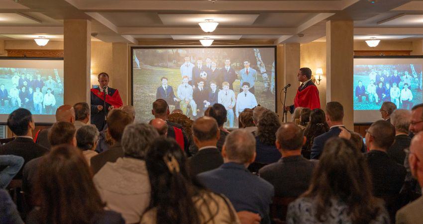 Academy gala event talk for guests