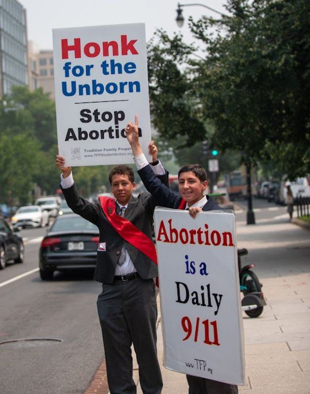 TFP Student Action pro-life caravan